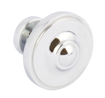 Polished Chrome 33mm Diameter Knob Handle Ariel Polished Chrome 33mm Diameter Knob Handle Ariel