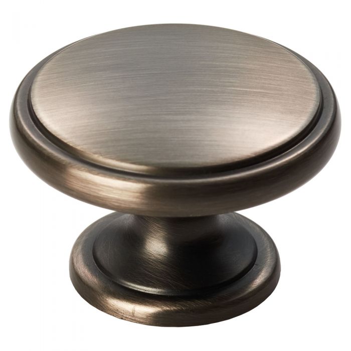 Gun Metal Pewter 38mm Diameter Knob Handle Ariel Gun Metal Pewter 38mm Diameter Knob Handle Ariel
