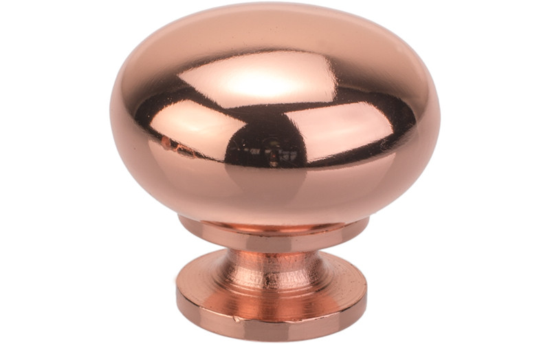 Polished Copper Rose Gold Knob 32mm Diameter Polished Copper Rose Gold Knob 32mm Diameter