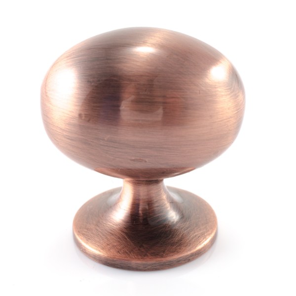 Brushed Copper 30mm Oval Cupboard / Wardrobe Brushed Copper 30mm Oval Cupboard / Wardrobe